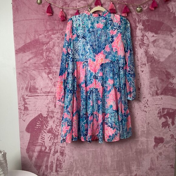 Lilly Pulitzer Sarita Swing Dress - Resort White Sway With Me - Size 6 - Picture 2 of 2